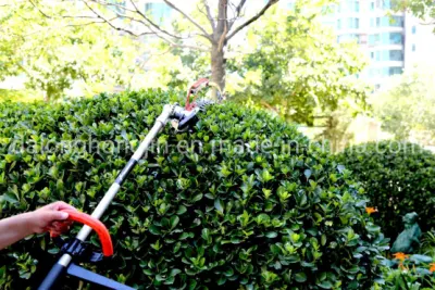 Extentool Long Reach Hedge Trimmer with Gasoline Telescopic Extension Hedge Shears Pole