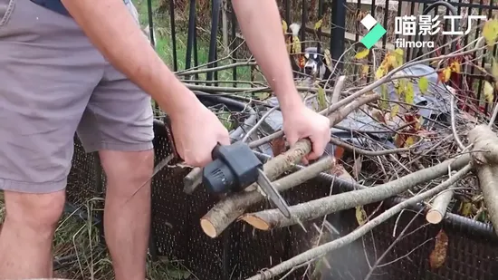 4inch Cordless Chainsaw with Two Battery