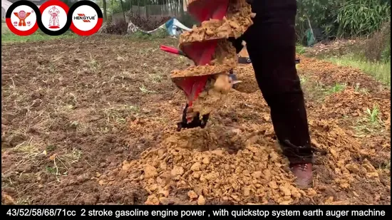 52cc Post Hole Digger Hand Push Earth Auger